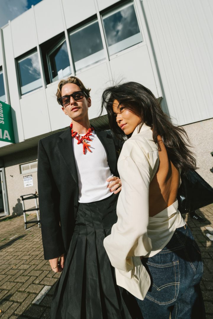 <span class="hot">Hot <i class="fa fa-bolt"></i></span> Street style + Front Row | Amsterdam Fashion Week | #SS24 |